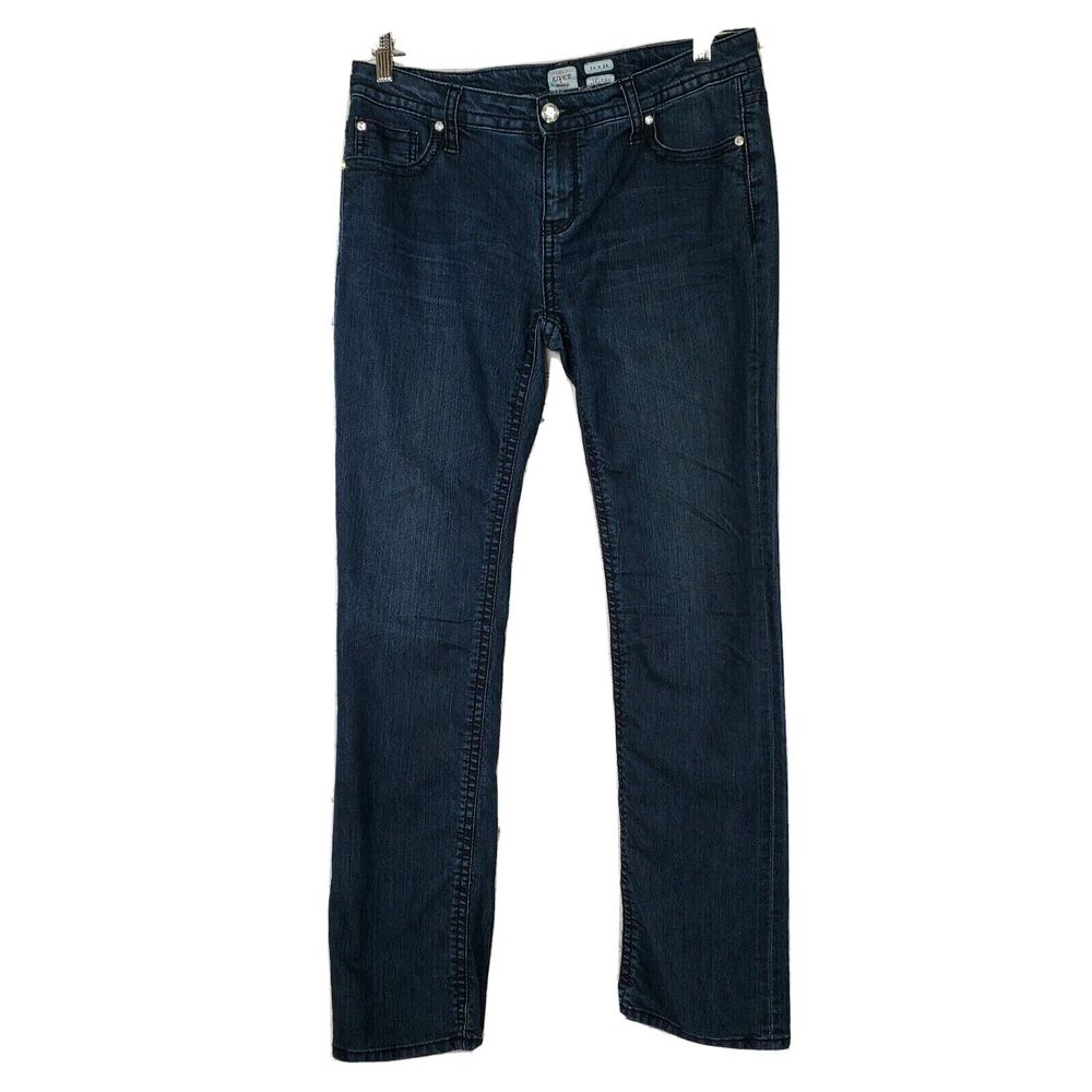 Rivet & Blues Womens Skinny Jeans Size 32 Dark Wash Stretch Mid Rise 32x32